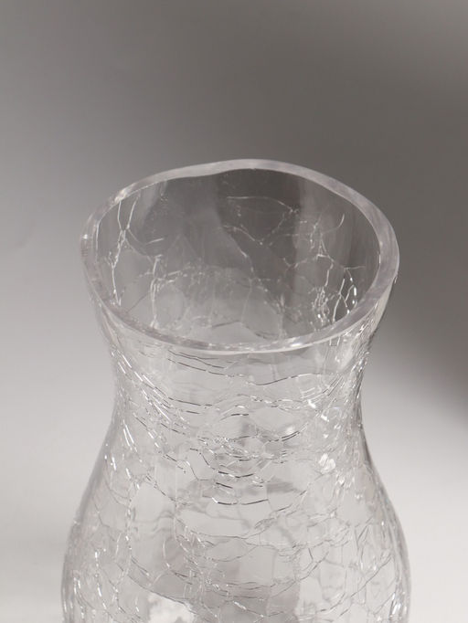 Ваза «Паутинка», грация, 19.5×10.5 см, стекло, прозрачная