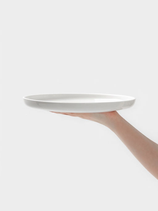 Тарелка Hanna Knövell, d=26 см, фарфор, белая