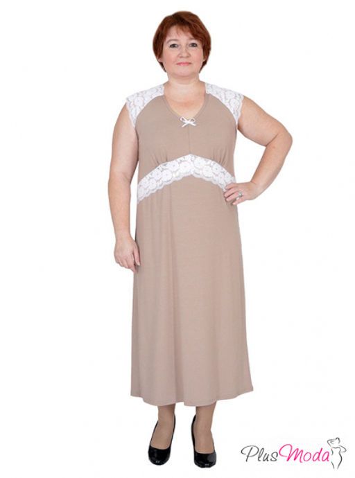 Ночная сорочка Модель №206 размеры 44-80 - Plusmoda фото 4