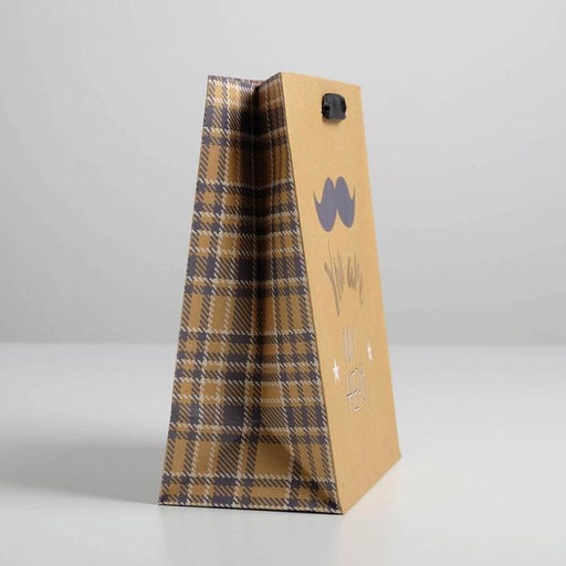 Пакет подарочный крафтовый, упаковка, «You are my hero», MS 18 х 23 х 10 см