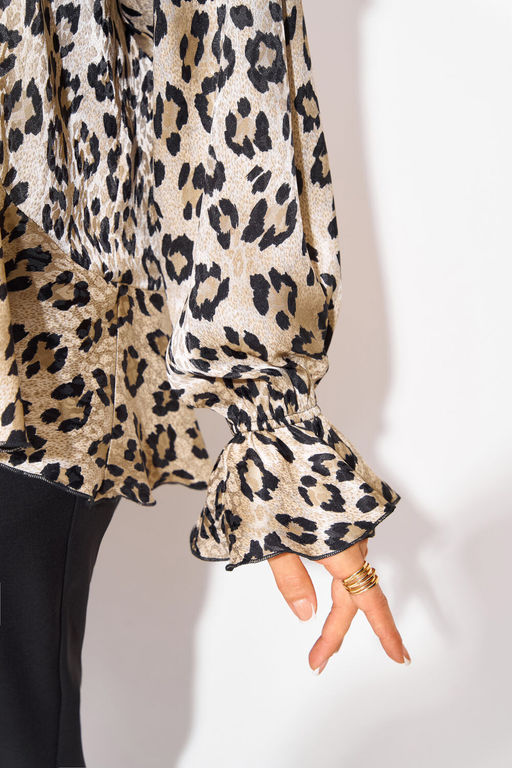 Блуза Liliana 1489 леопард