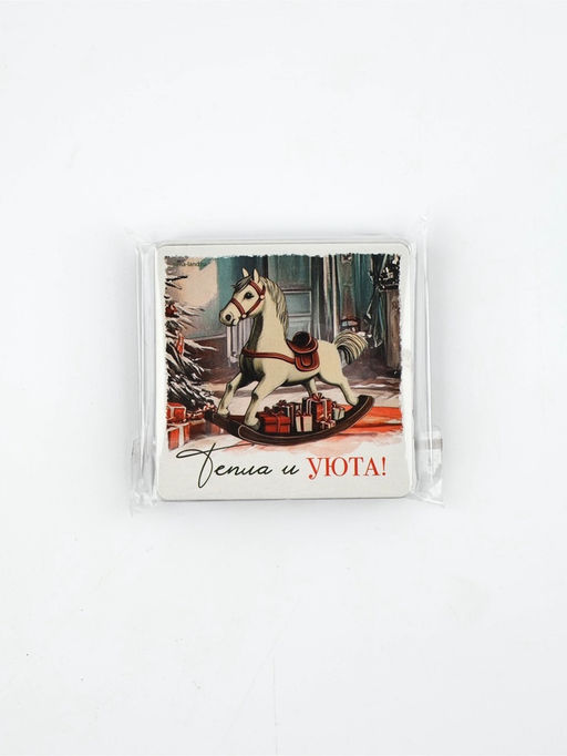 Набор магнитов новогодних «Винтаж» полимер 24 шт.