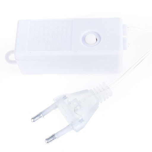 Электрогирлянда светодиодная Роса, 10 м, 100 ламп, цветная