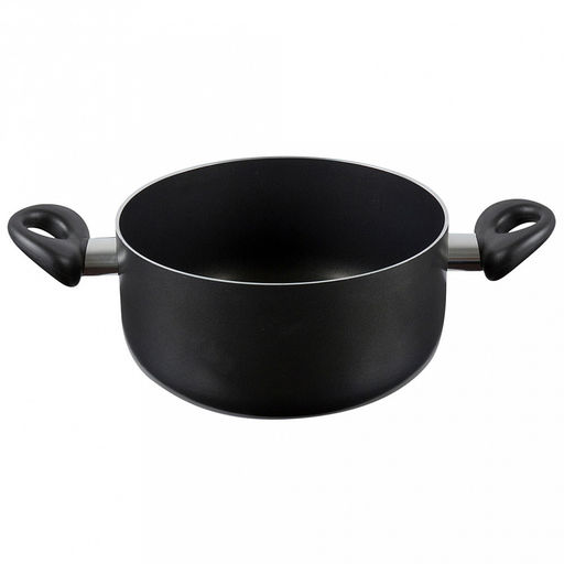 Kumir Кастрюля с антипригарным покрытием 2,5л, д20см, h8,6см, s2,5мм, штампованный алюминий, стеклянная крышка, бакелитовые ручки (Россия) - Домашняя мода фото 2