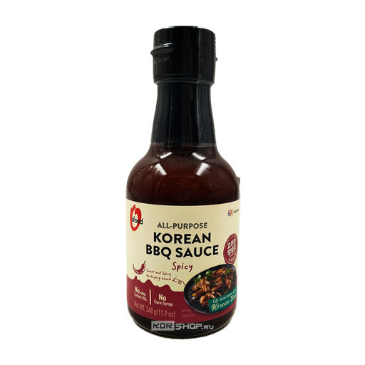 Корейский соус острый для барбекю (универсальный) All-Purpose Korean BBQ Sauce Spicy OFood Daesang, Корея, 340 г Акция