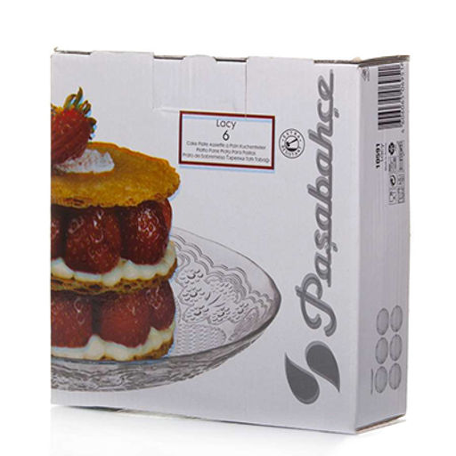 Лейси (Lacy) Тарелка стеклянная 160мм, набор 6шт, цветная коробка, Pasabahce (Россия) - Домашняя мода фото 3