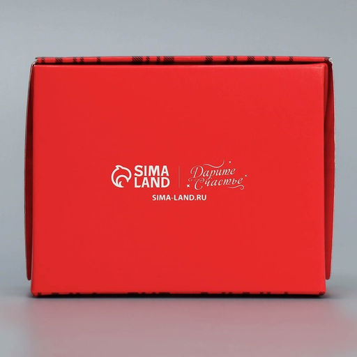 Цена за 5 шт. Коробка складная новогодняя «С Новым годом», 10×8×3.5 см