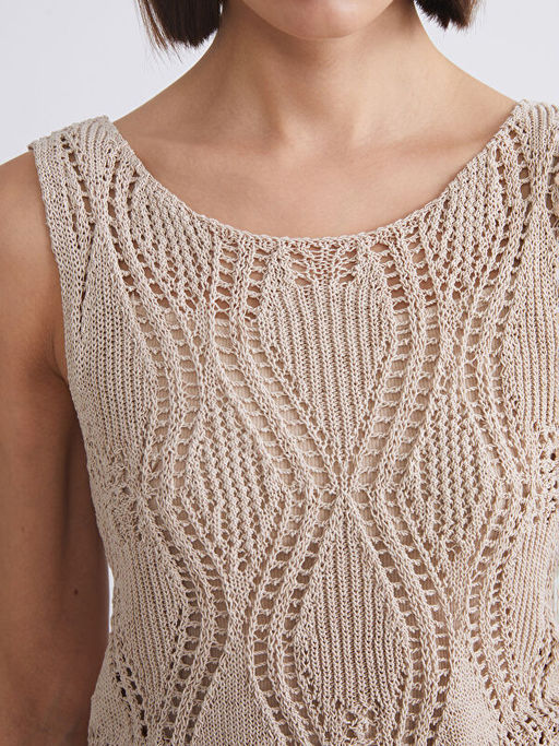 Bisiklet Yaka Ajurlu Kad?n Triko Atlet