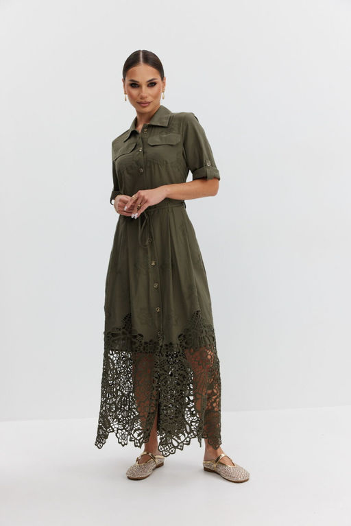 Платье Vesnaletto 4458-2 хаки