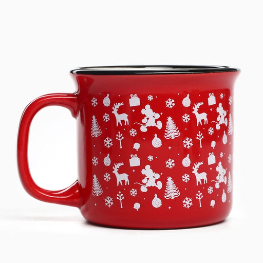 Кружка керамическая новогодняя Happy New Year, Микки Маус и друзья, 250 мл