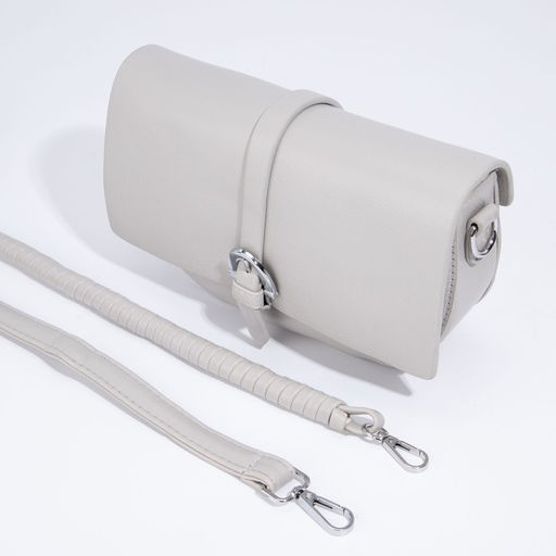 Сумка-мессенджер на магните, длинный ремень, цвет серый - Simaland фото 7