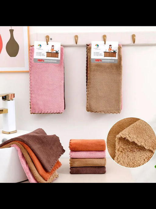 Салфетки для уборки из микрофибры 30x30 4шт. - Фабрика снов фото 2