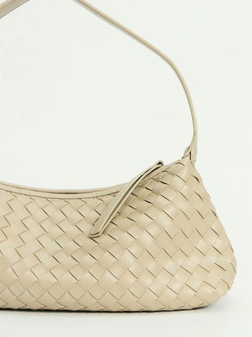 Сумка-хобо с плетением / Zarina  фото 5