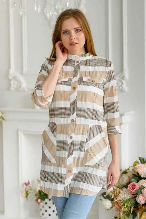 Туника женская Жатка бежевый