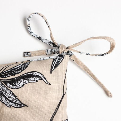 Сидушка на стул Доляна Blooming garden 42х42х7см, 100% хлопок, 164 г/м2  фото 3