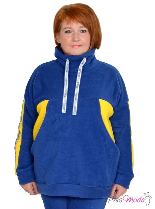 Толстовка Модель №1019 размеры 44-84 - Plusmoda фото 2