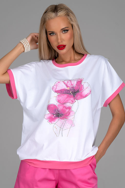 Футболка Лорея (розовый) - Эльза фото 4