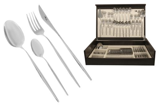 Набор столовых приборов Cosmos, 12 персон, 75 предметов - Anna lafarg фото 2