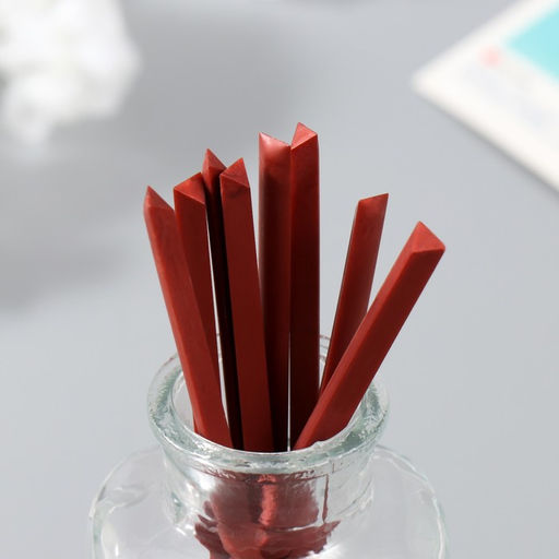 Цена за 25 шт. Сургуч для печати стержень 1/4 «Красное вино» 12.7×0.7×0.7 см