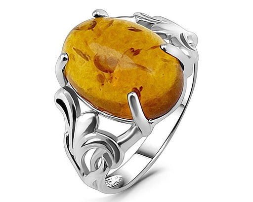 Кольцо, янтарь, СПН4050