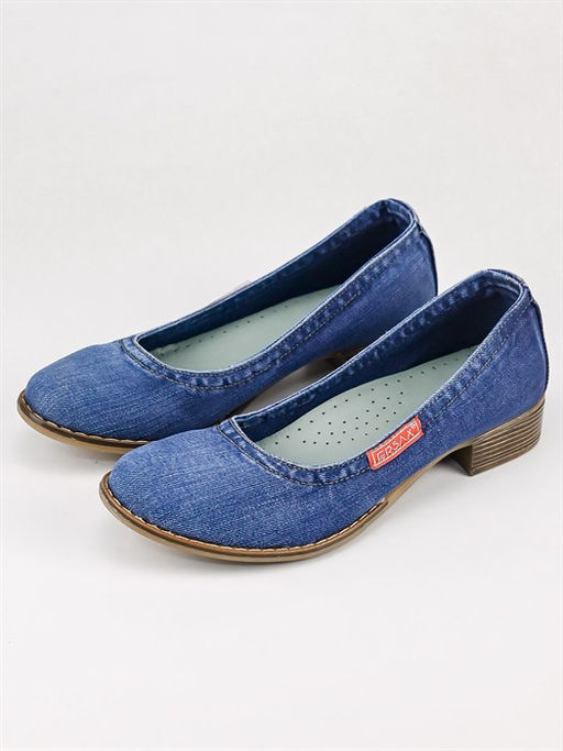 Туфли модельные на выход и на работу 6500-0163 Denim