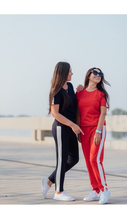 Футер 2х нитка КАЧЕСТВА ПЕНЬЕ 95% ХЛОПОК Костюм женский - Knitka wear фото 4