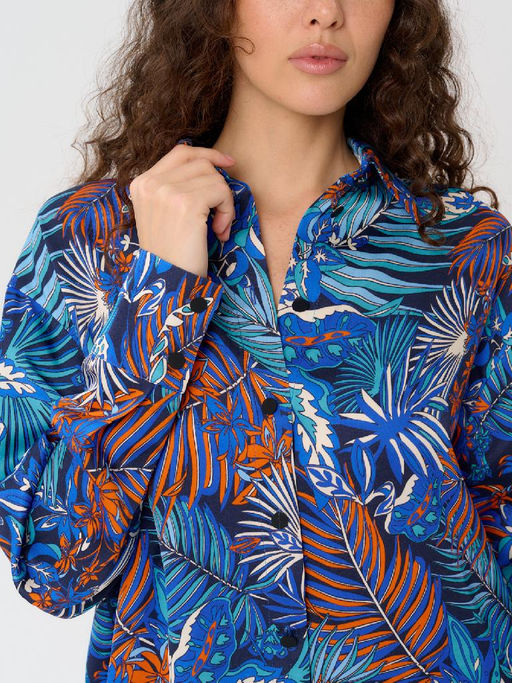Рубашка женская 12421-33045 multicolor - Eleganzza фото 5