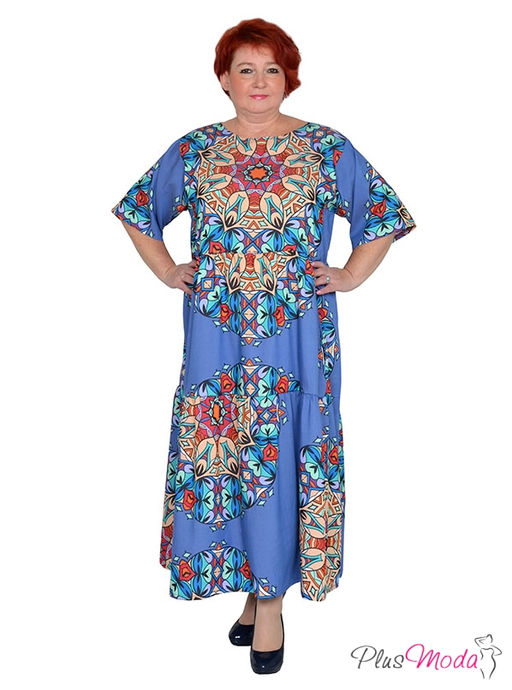 Платье Модель №1488 размеры 44-84 - Plusmoda фото 3