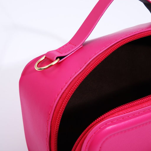 Сумка кросс-боди на молнии, цвет розовый - Simaland фото 7