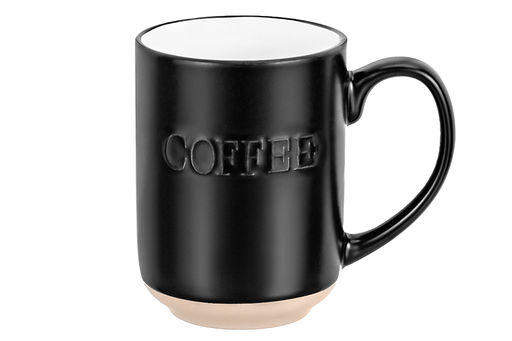 Кружка 500 мл 13*8,8*11,5 см COFFEE, черная - Elan gallery фото 4