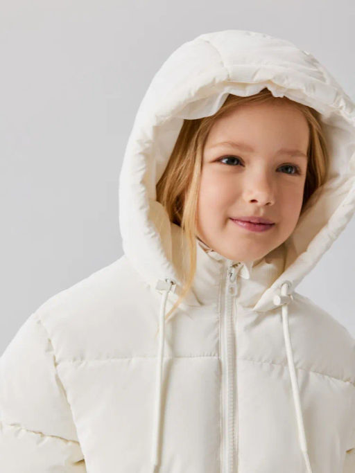 ACOOLA / Куртка детская для девочек Nyuk бежевый  фото 6