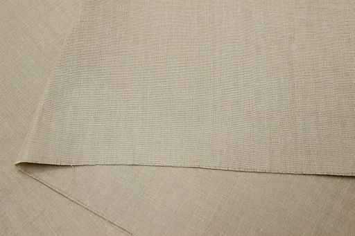 Муслин Премиум двухслойный гладкий цв.Бежево-молочный, ш.2.5м, хлопок-100%, 120гр/м.кв