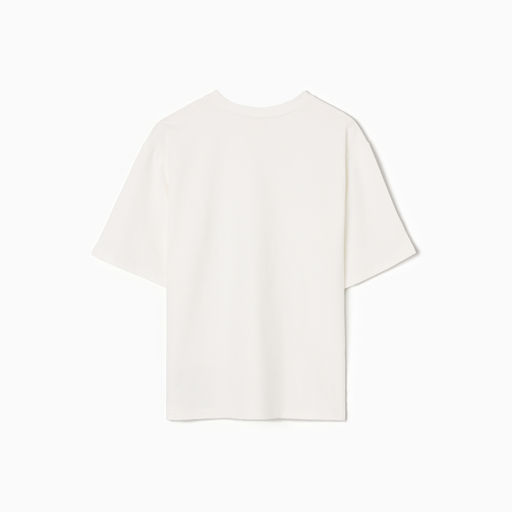 Футболка оверсайз с нашивкой женская MINAKU: One Most Brand, экрю, размер 52