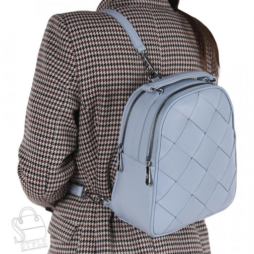 Рюкзак женский 69138-1 blue Velina Fabbiano-Safenta  в Новосибирске