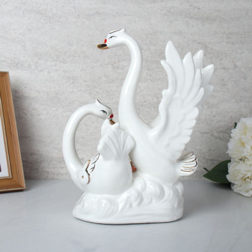 Статуэтка Лебеди 20х11х25 см / W3142 /уп 16/ - ГалеонТрейд фото 3