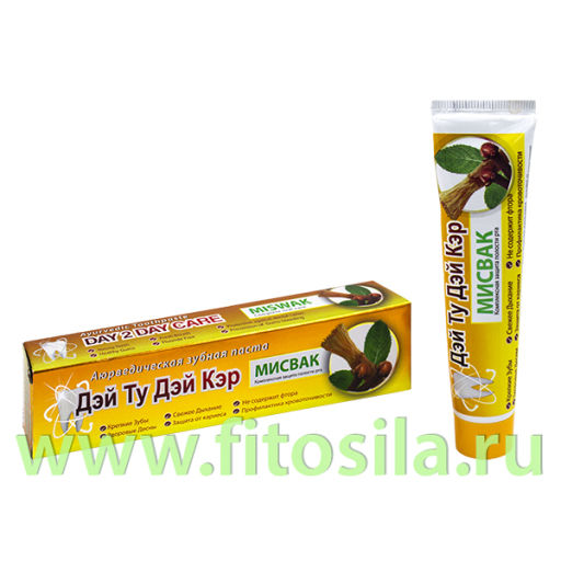 Зубная паста аюрведическая Мисвак 100гр Дэй Ту Дэй Кэр