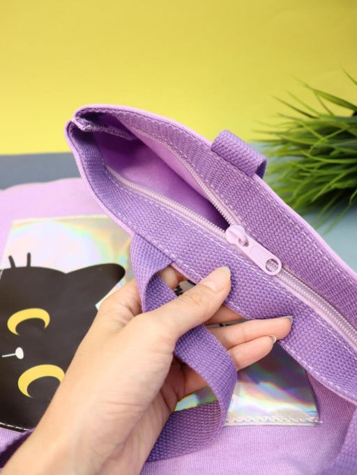 Сумка шоппер "Hello", purple