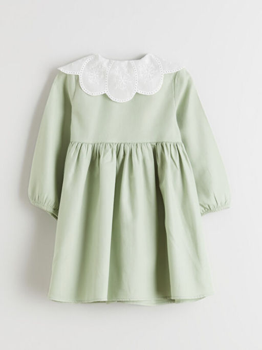 Bebe Yaka K?z Bebek Elbise