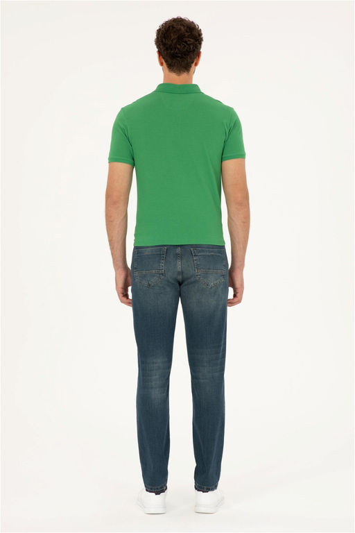 U. S. Polo Assn / Мужские зеленые джинсовые брюки - U.s. polo assn фото 4