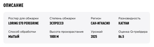 Кофе Перу Уаман