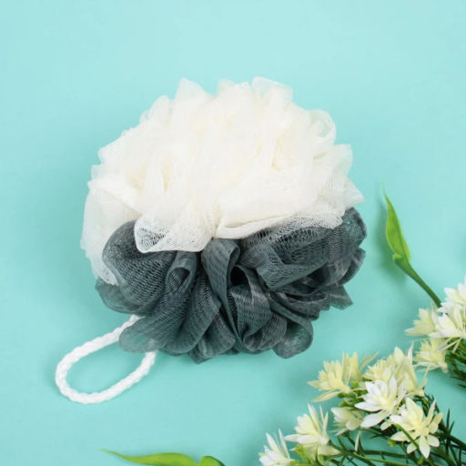 Цена за 3 шт. Мочалка для тела полипропиленовая "Ultramarine - Шарм", микс три цвета, 60грамм