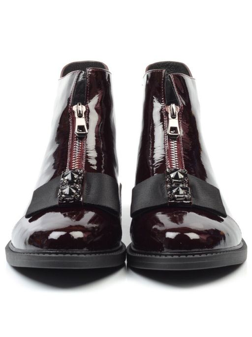 01-CA104-3 WINE Ботинки женские (натуральная кожа, байка) - No name фото 9