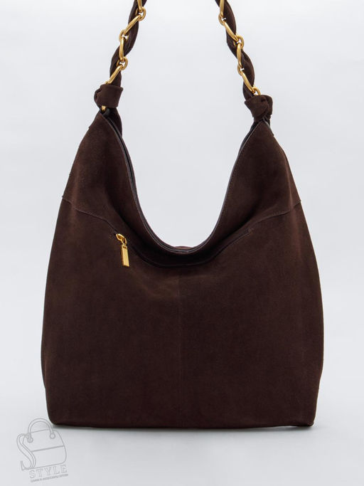 Сумка женская кожаная 1048M coffee Polina&Eiterou в Новосибирске