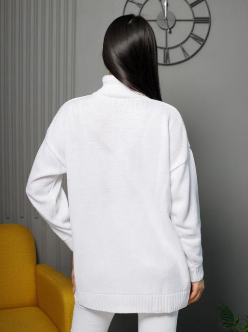 Водолазка удлиненная w-02-037 с шерстью 20% - Esenia фото 28