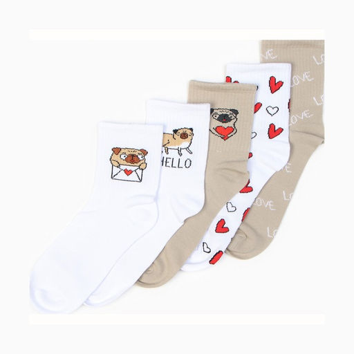 Носки женские KAFTAN Love you, набор 5 пар, размер 36-39 (23-25 см)  фото 12