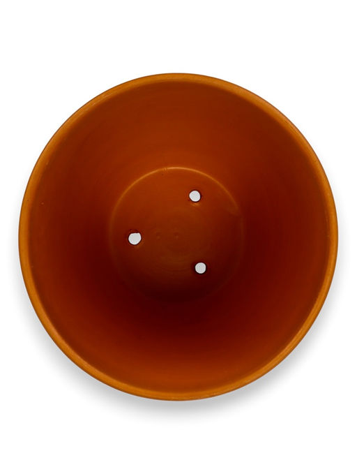 Горшок цветочный с поддоном 5 л, d122/h19,5 см терракот керамика, "Голландия" (М)