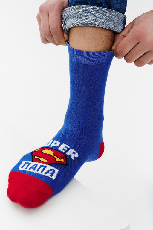 Носки мужские Папа герой