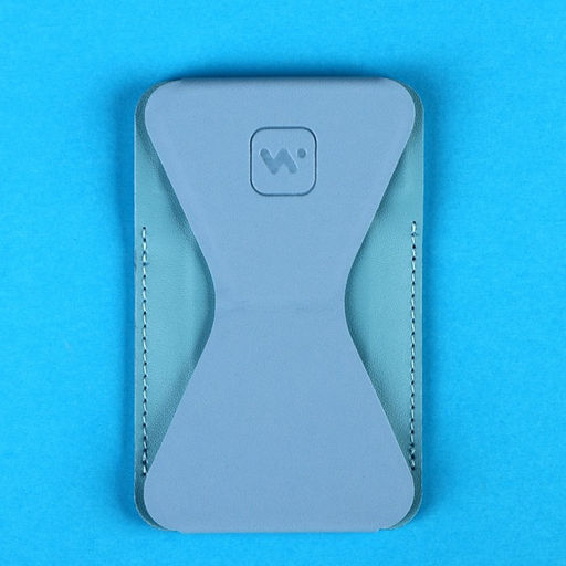 Магнитный кошелёк-подставка Windigo, поддержка Magsafe, для iPhone 12/13/14/15, небесный голубой  фото 17