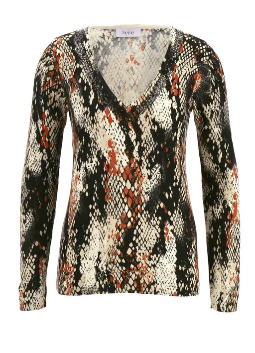 Пуловер, пестрый - Heine фото 2