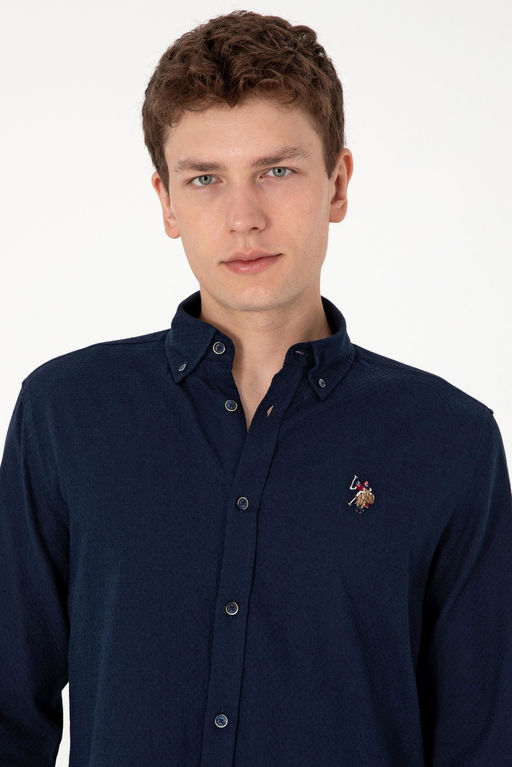 Erkek Lacivert Uzun Kollu G_mlek Sepette S_rpriz _ndirim - U.s. polo assn фото 2
